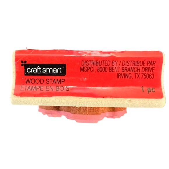 Happy Hanukkah Craft Smart Wood & Rubber Stamp - Picture 3 of 4